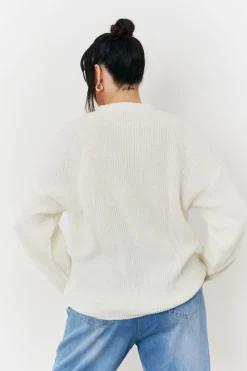 Button Front Knit Cardigan