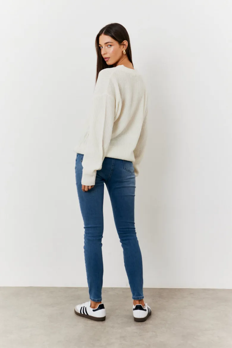 Button Front Knit Cardigan