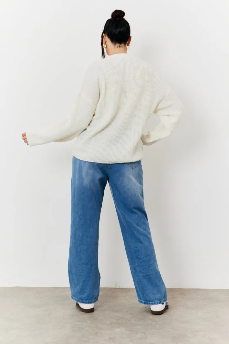 Button Front Knit Cardigan