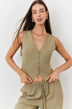 Button Through Waistcoat
