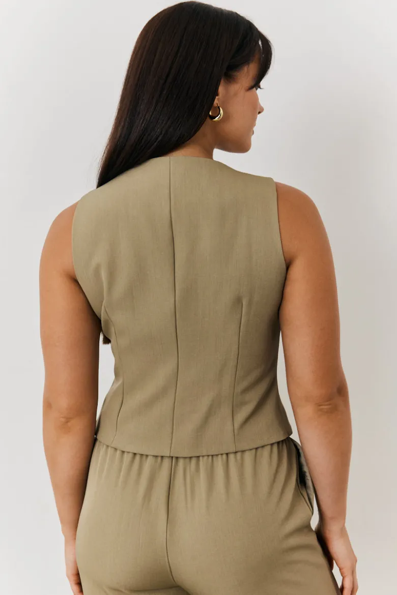 Button Through Waistcoat
