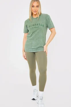 Calabasas' Acid Wash Slogan T-Shirt