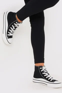 Canvas High Top Trainers