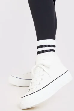 Canvas High Top Trainers