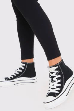Canvas High Top Trainers