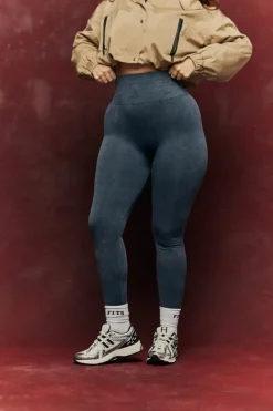 Charcoal Grey Seamless High Waist Bum Boosting Leggings