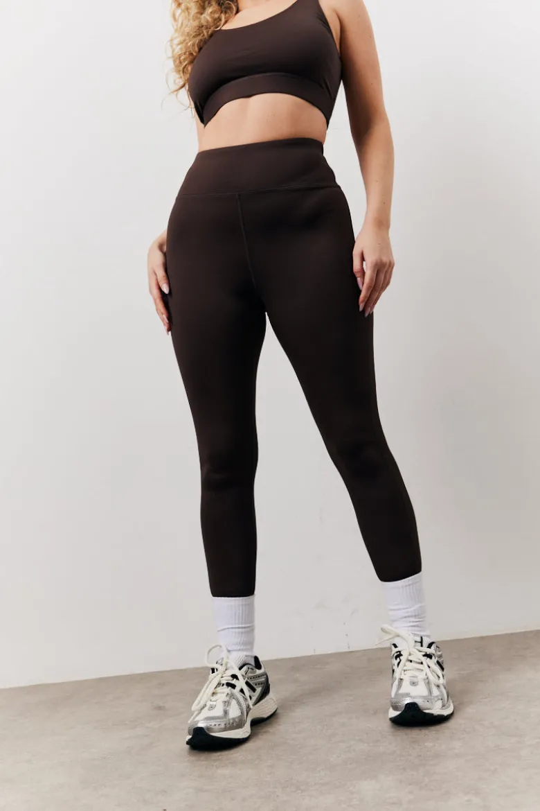 Chocolate High Waisted Co-Ord Leggings