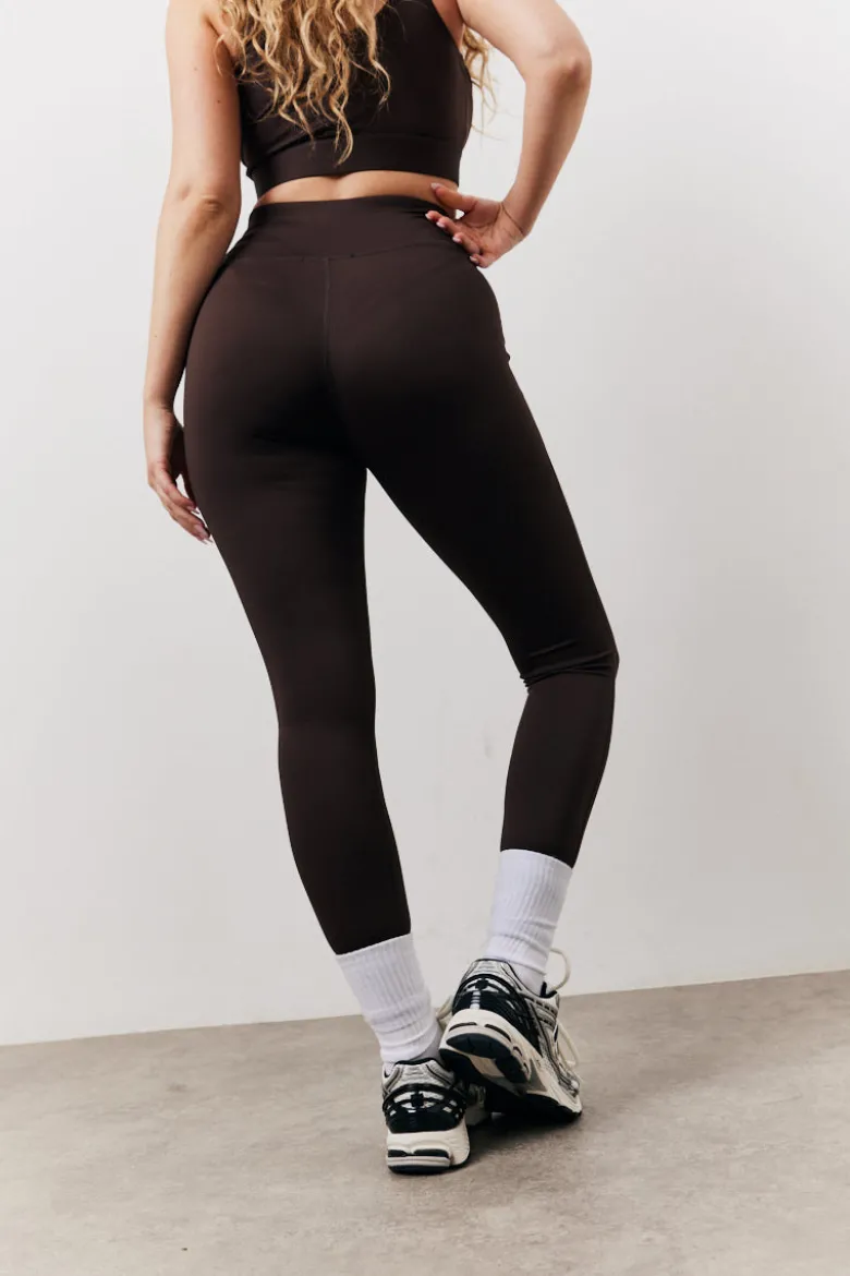 Chocolate High Waisted Co-Ord Leggings