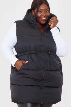 Cinched Waist Gilet