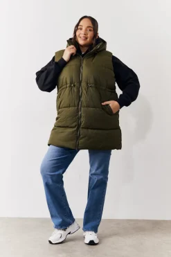 Cinched Waist Gilet