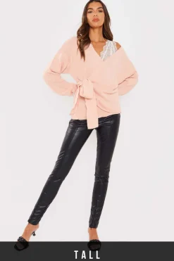 Contour' Leather Look Leggings