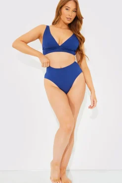 Contour Rib High Waisted High Leg Bikini Bottom