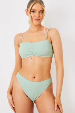 Control Crinkle Boomerang Bikini Bottom