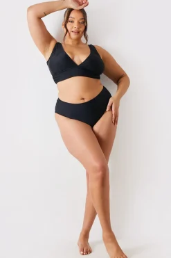 Control High Waist Full Brief Bikini Bottom