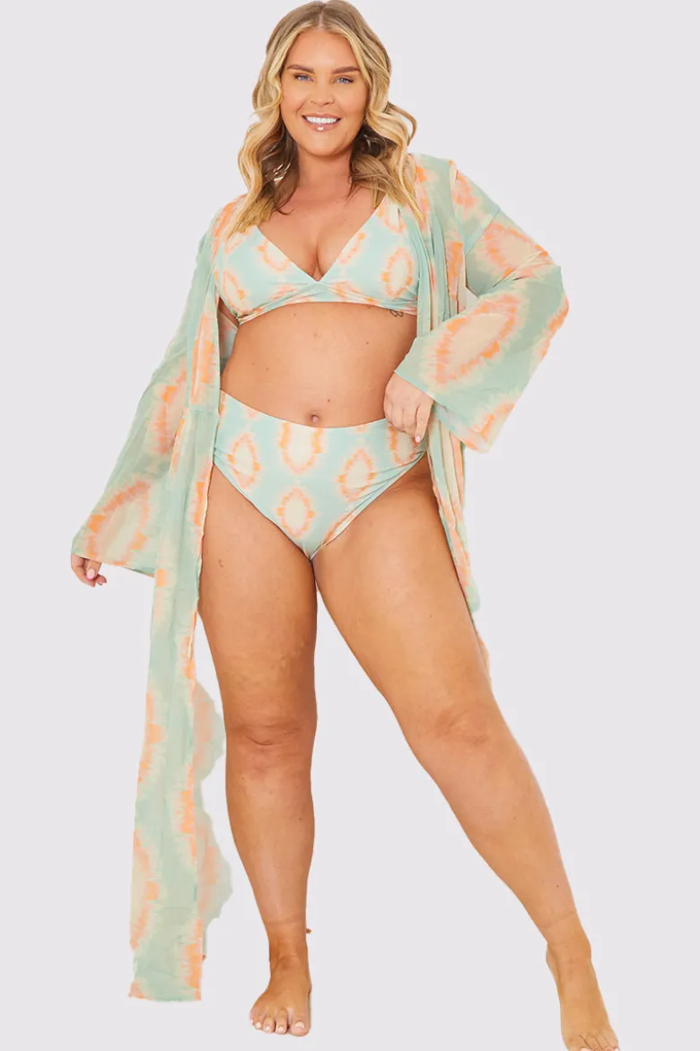 Control High Waist High Leg Bikini Bottoms