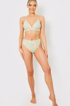 Control High Waist High Leg Bikini Bottoms