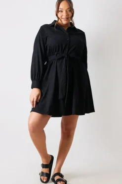 Corduroy Shirt Dress