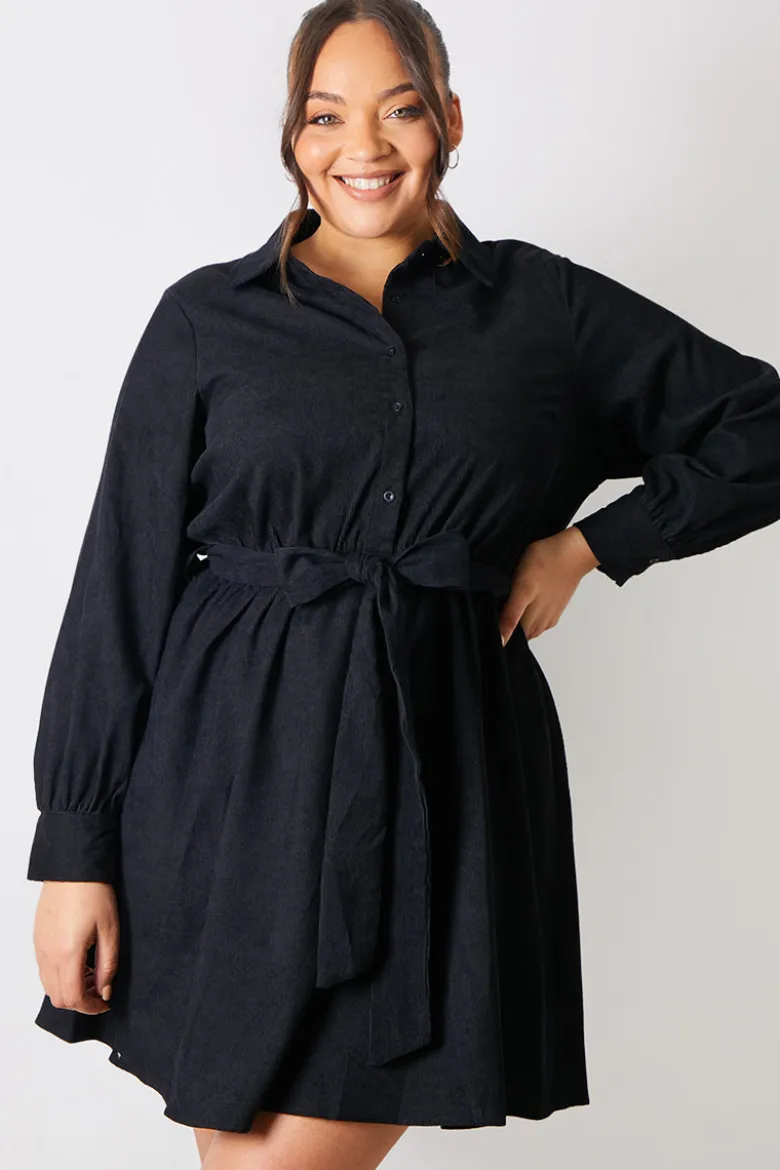 Corduroy Shirt Dress