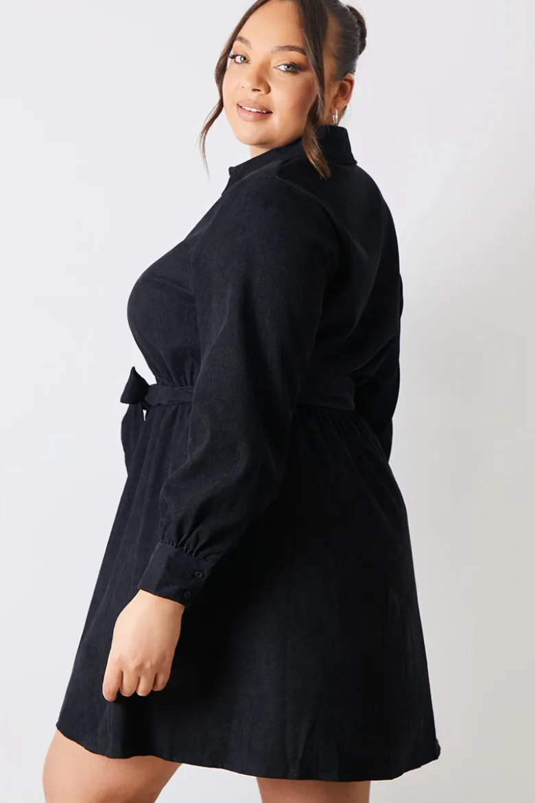 Corduroy Shirt Dress