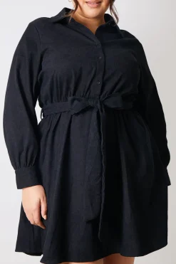 Corduroy Shirt Dress