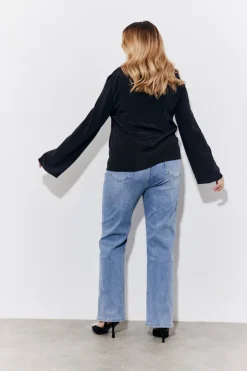 Cowl Neck Draped Blouse