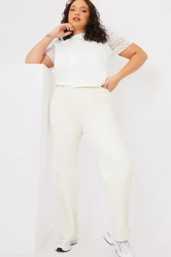 Crochet Sleeve T-Shirt