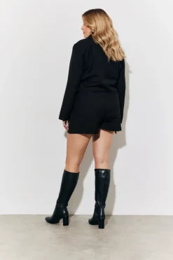 Cropped Tailored Blazer