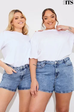 Denim Mom Short