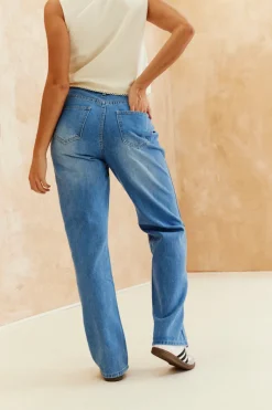 Denim Wide Leg Jeans