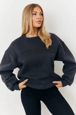Distressed Fits Oversized Sweater