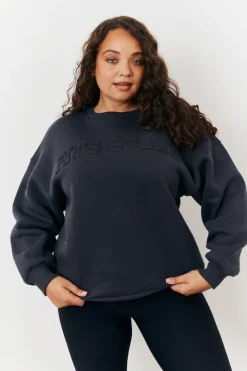 Distressed Fits Oversized Sweater