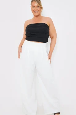 Draped Strapless Corset Top