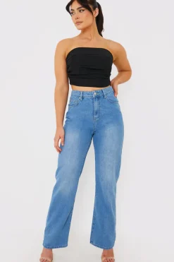 Draped Strapless Corset Top