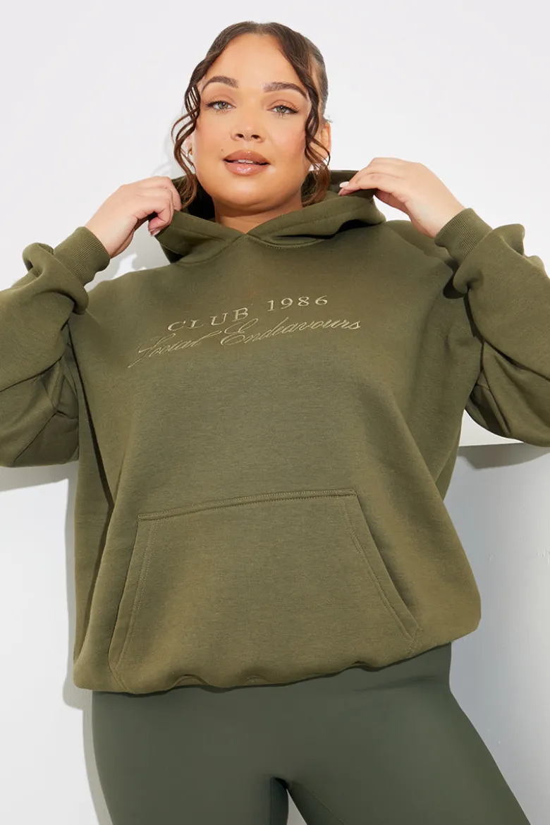 Embroidered Club 1986 Jersey Hoodie