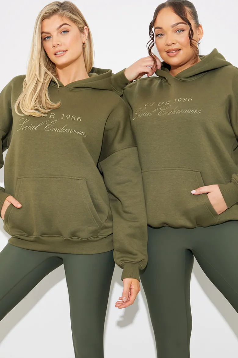 Embroidered Club 1986 Jersey Hoodie