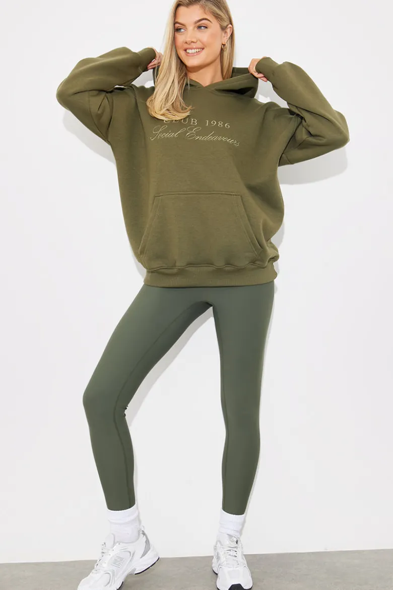 Embroidered Club 1986 Jersey Hoodie