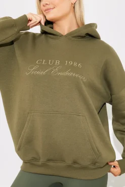 Embroidered Club 1986 Jersey Hoodie