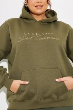 Embroidered Club 1986 Jersey Hoodie