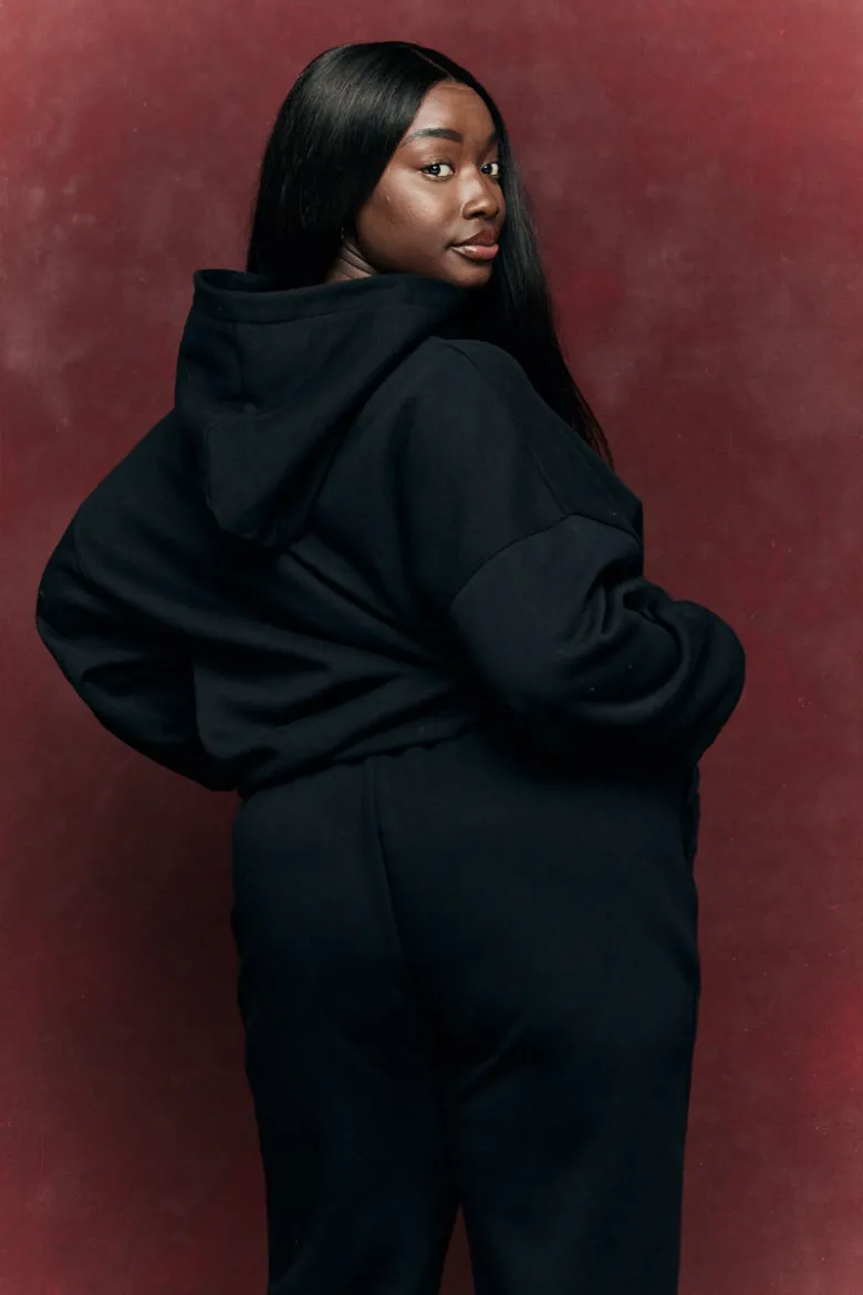 Fits Embroidered Co-Ord Hoodie