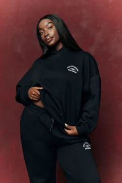 Fits Embroidered Co-Ord Hoodie