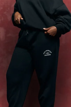 Fits Embroidered Co-Ord Joggers