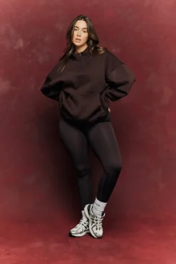 Fits Quarter Zip Printed Sweatshirt