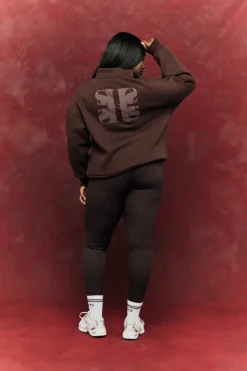 Fits Quarter Zip Printed Sweatshirt