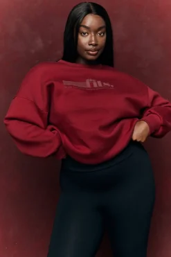 FITS Sports Printed Crew Neck Sweatshirt