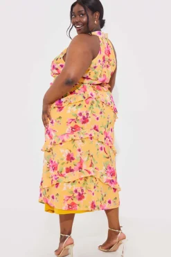 Floral Chiffon Maxi Co-Ord Skirt