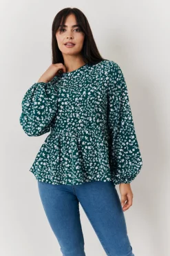 Floral Printed Smock Top