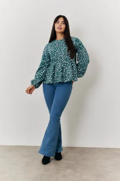 Floral Printed Smock Top