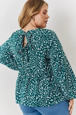 Floral Printed Smock Top