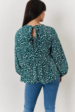 Floral Printed Smock Top
