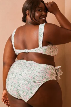 Floral So Perfect Wide Strap Bikini Top